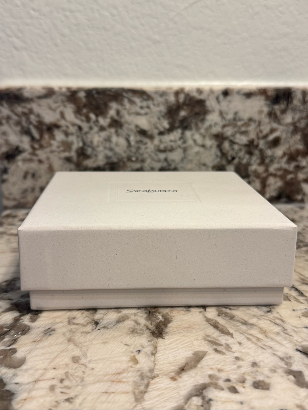 Saint Laurent Cream Jewelry/Accessory Box with Pouch - Picture 3 of 4